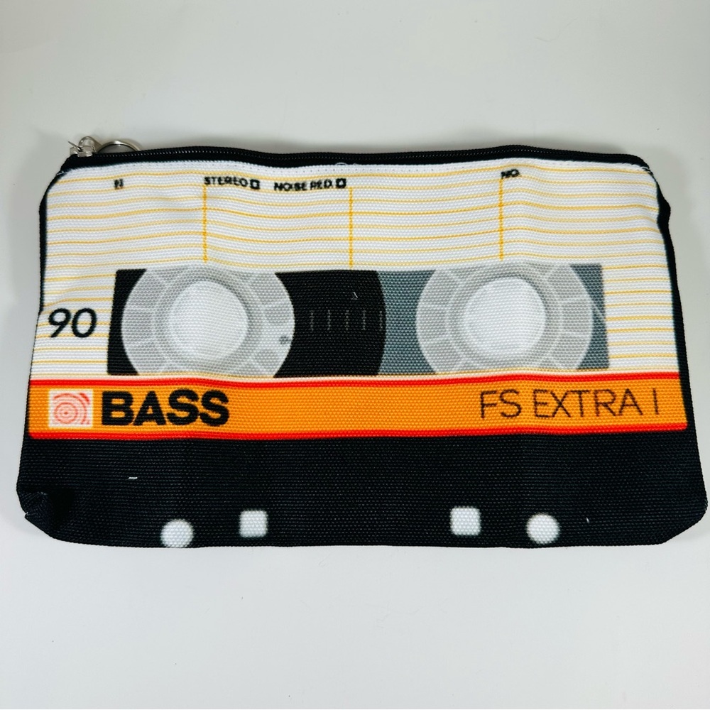 Retro Cassette Tape Pouch makeup bag